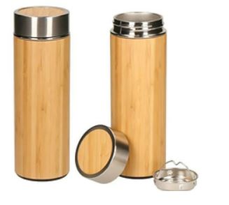 Bamboo Thermos Flask with strainer - Công Ty TNHH Vietnam Bamboo Corporation